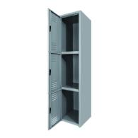 AirStore Trio: Locker Metálico de 3 Puertas con Compartimento Superior y Ventilación