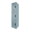 AirStore Trio: Locker Metálico de 3 Puertas con Compartimento Superior y Ventilación