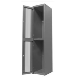ClearSafe 2: Locker Metálico con 2 Puertas de Acrílico