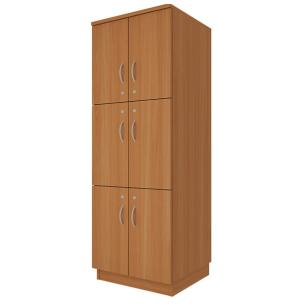 LOCKER DE MADERA 3 PUERTAS